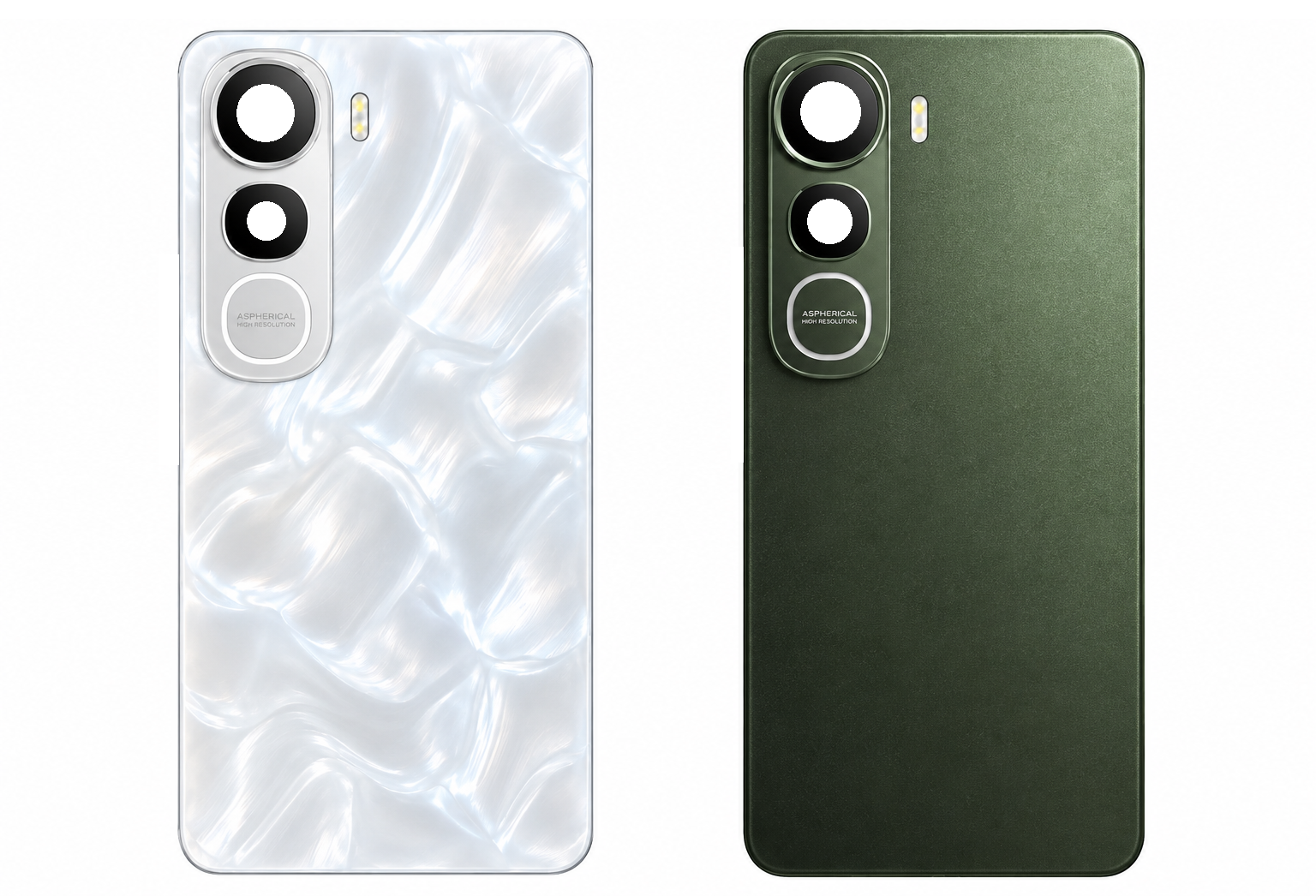 Compatible Replacement for Vivo Y400 5G Back Panel – White & Green
